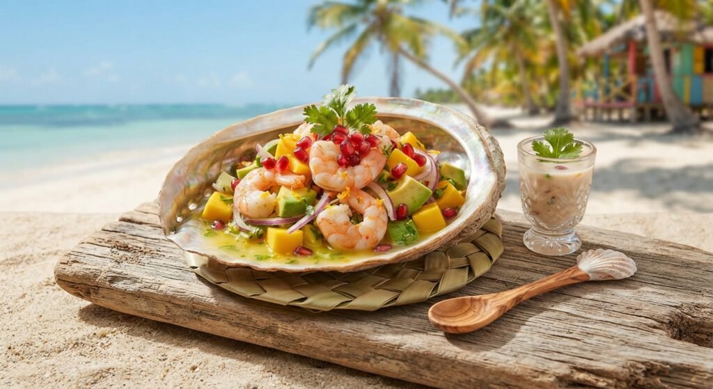 Ceviche de Camarón Tropical